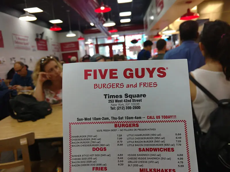 five guys