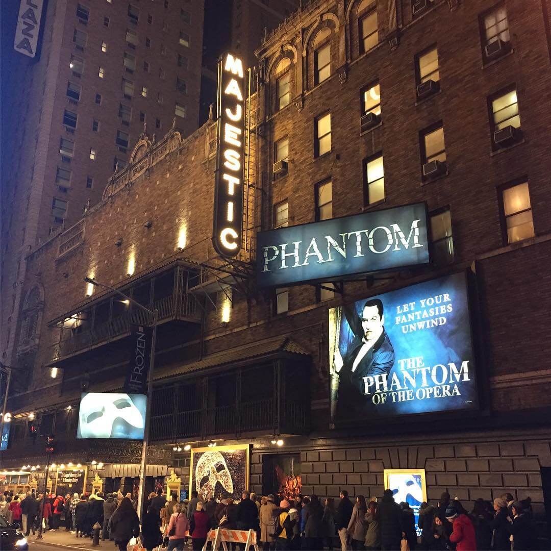 Fantasma da Ópera na Broadway