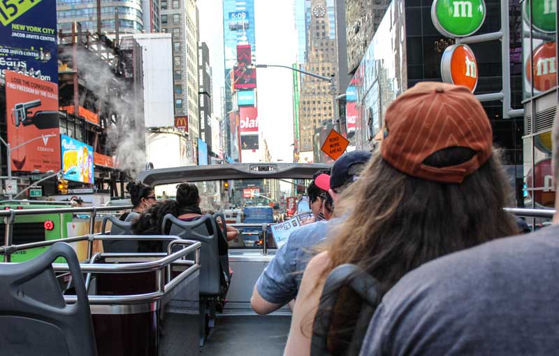 onibus hop-on hop-off em nova york