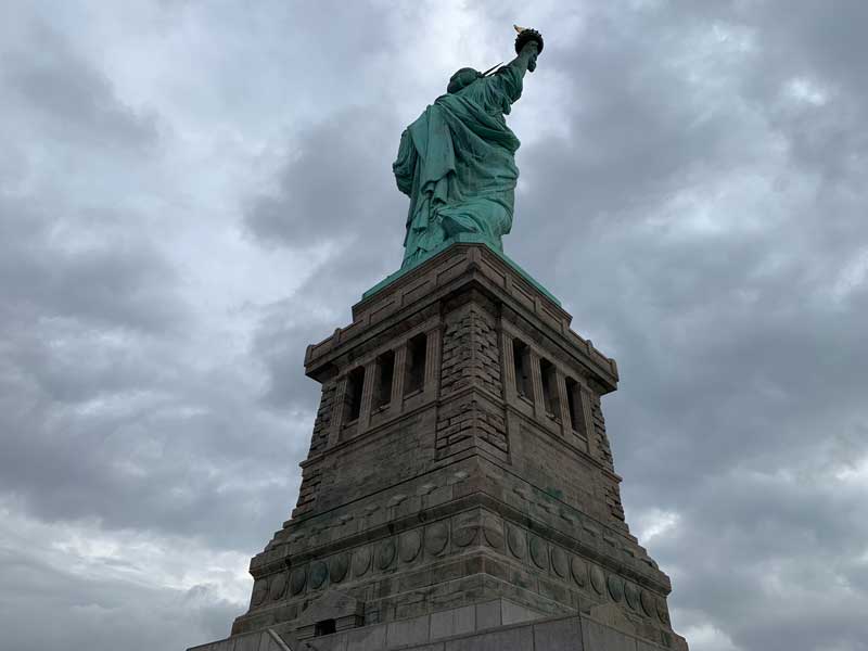 coroa da estatua da liberdade