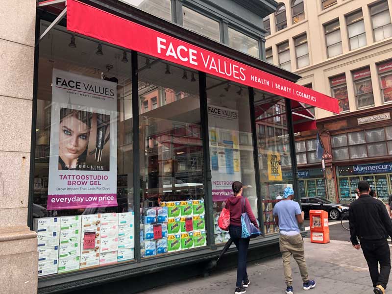 loja de cosméticos em nova york