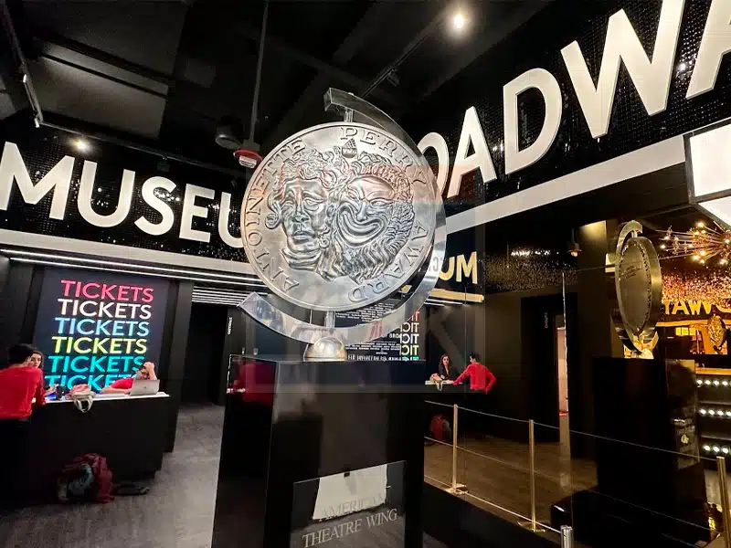 Ingresso museu da Broadway